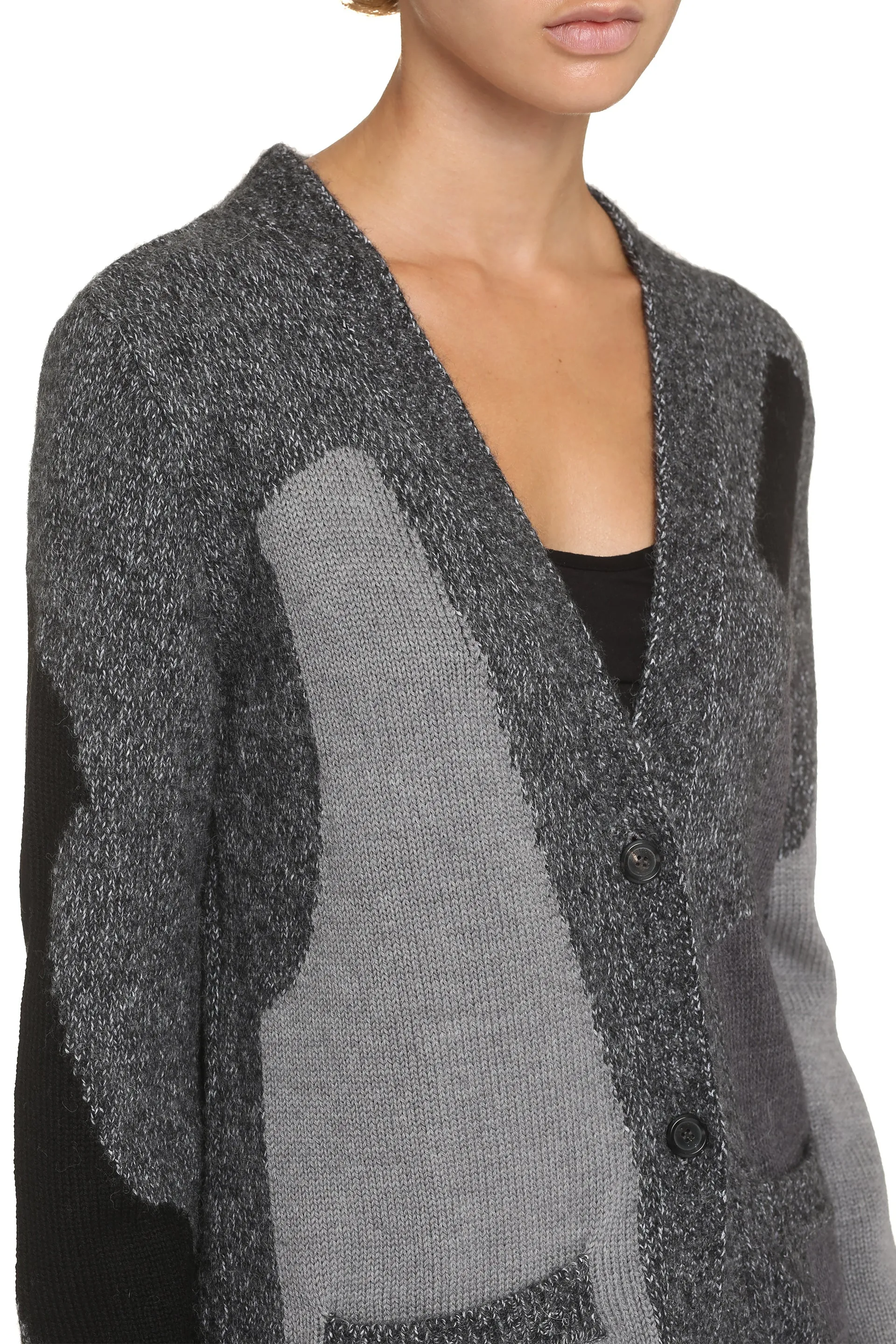 Moschino Cardigan in maglia lavorata