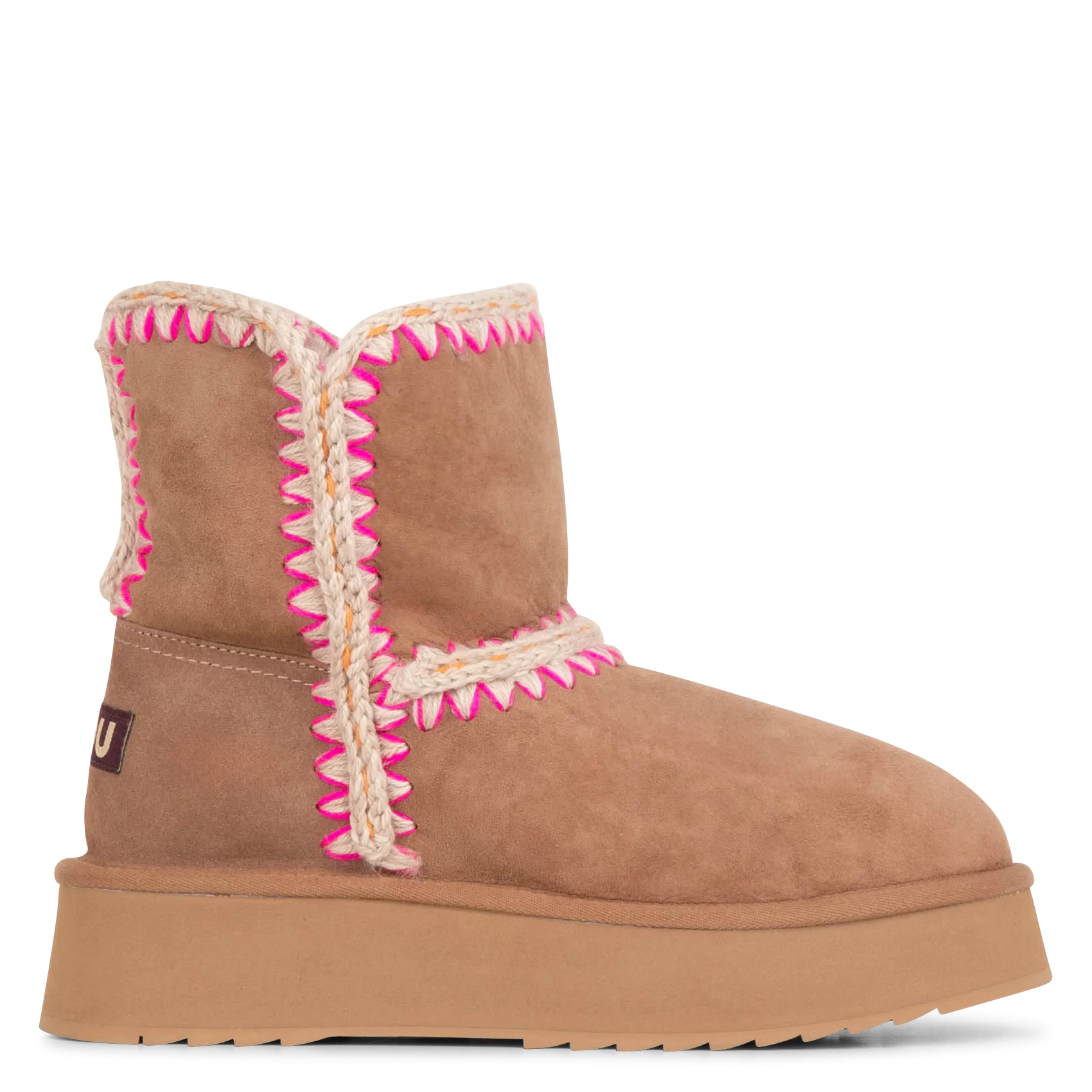  MOU   NORFLOK BOOT - Boot in pelle con plateau | Marrone