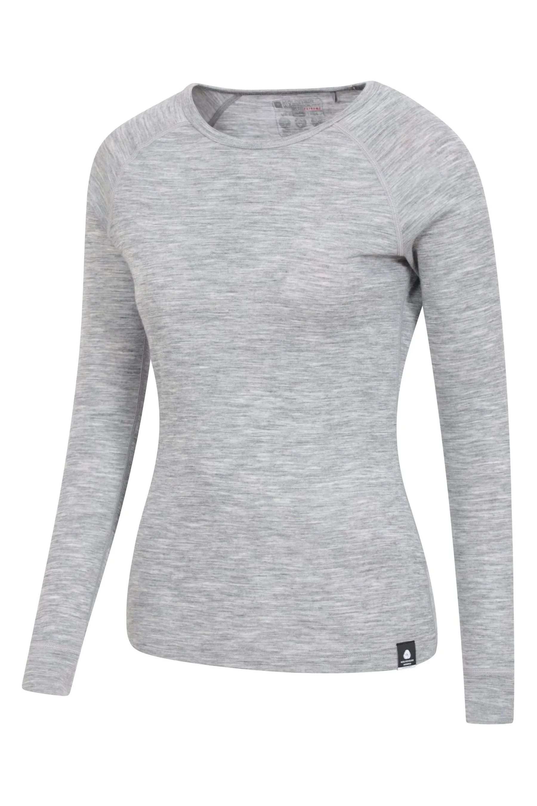 Mountain Warehouse Donna - Top termico in lana merino a maniche lunghe