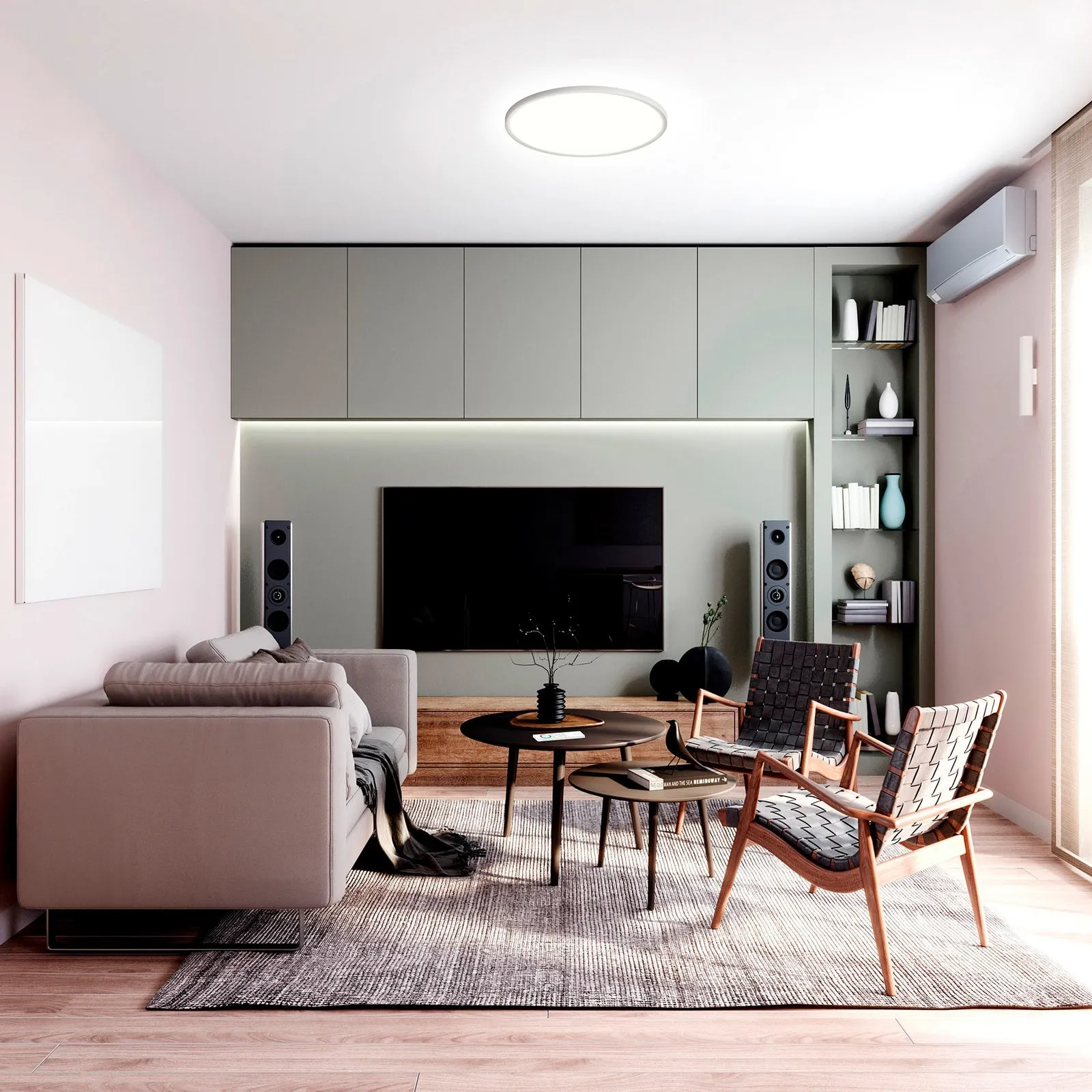 Müller Licht tint Smart Plafoniera LED Amela, Ø 42 cm
