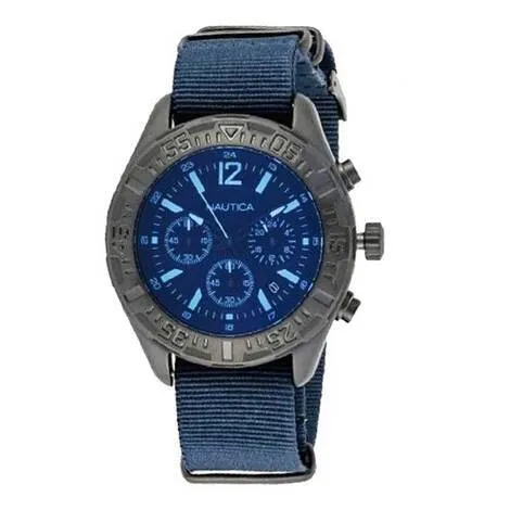 NAUTICA MATTE BLK IP CASE, BLK DIAL, B