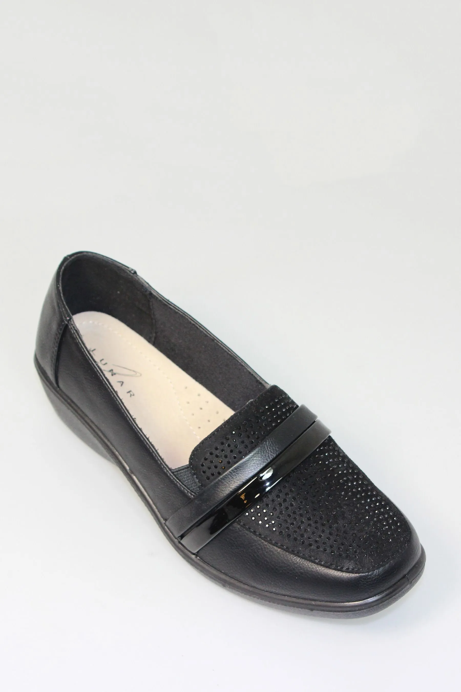 Nero lunare - Esther - Scarpe con zeppa