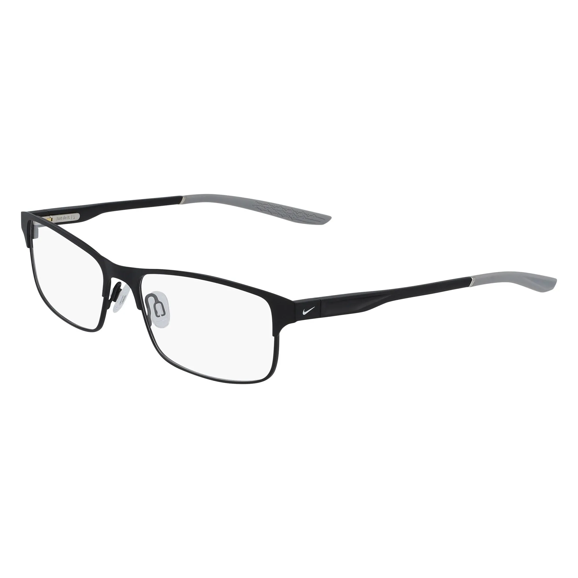   Nike 8046 - 003 Grigio Lupo Nero Satinato | Occhiale Da Vista Uomo 