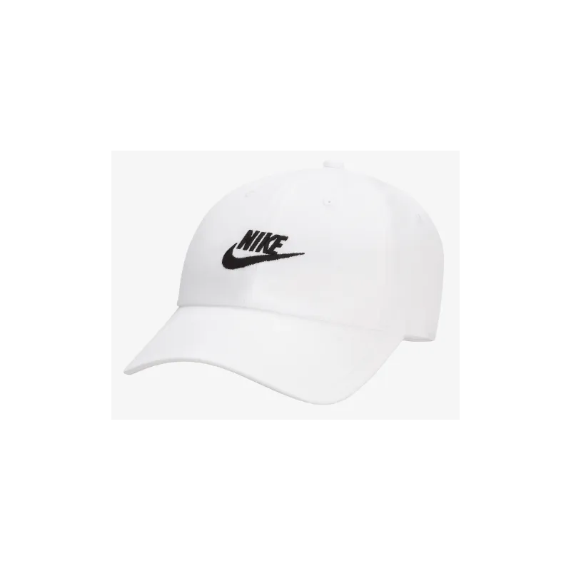 Nike U Nk Club Cap U Cb Fut Wsh L 100 Cappellino Visiera Bianco