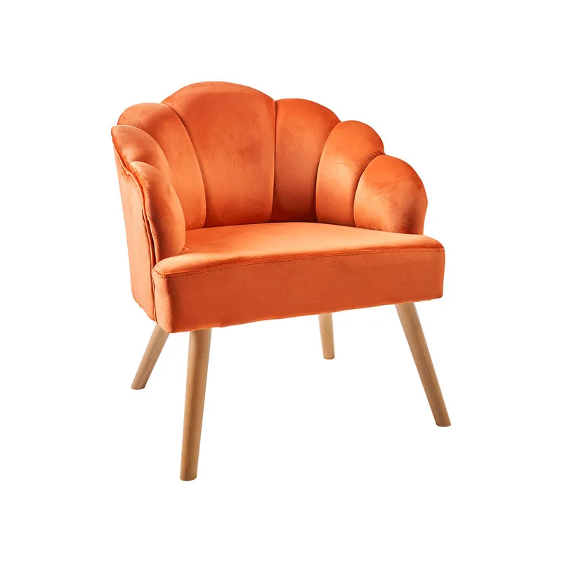 Novità Home Cloud - poltrona velluto orange