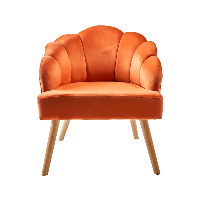 Novità Home Cloud - poltrona velluto orange