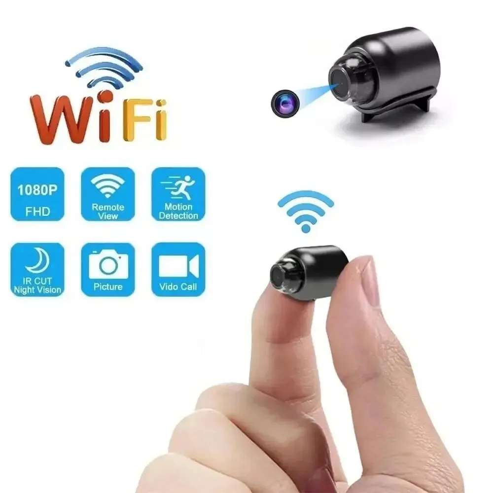 Nuova Mini telecamera X5 HD1080P telecamera WIFI Wireless compatta con funzione di registrazione ciclica adatta per il campeggio