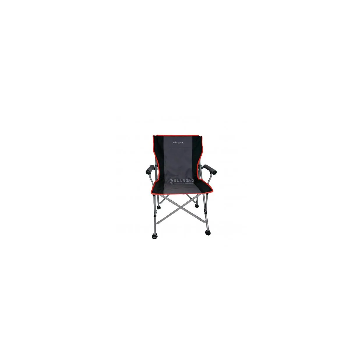 Offerta 4 Sedie Pieghevoli da campeggio Easy life Bayasun  grigio/rosso