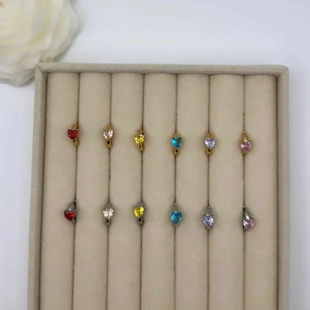 Orecchini Set Hearts Rainbow