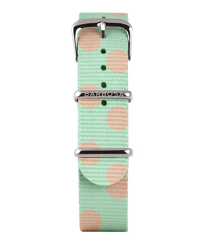 OROLOGIO MOONLIGHT  dm. 36,5 NATO POIS BEIGE CELESTE