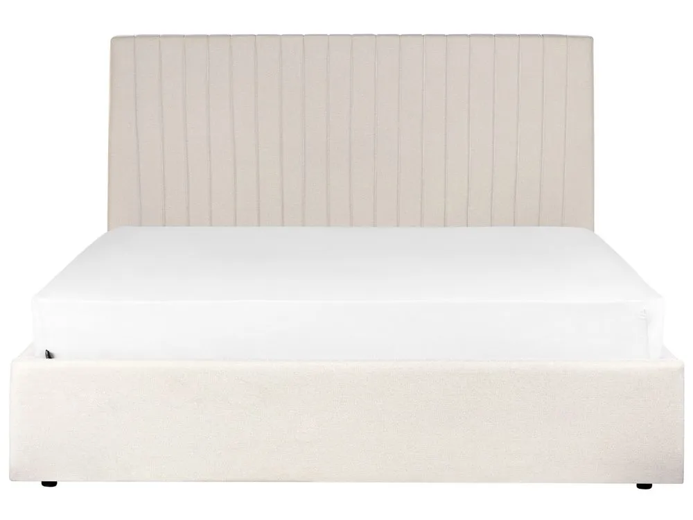 Ottoman Bed Fabric VION 160 x 200 cm (EU King Size) Beige