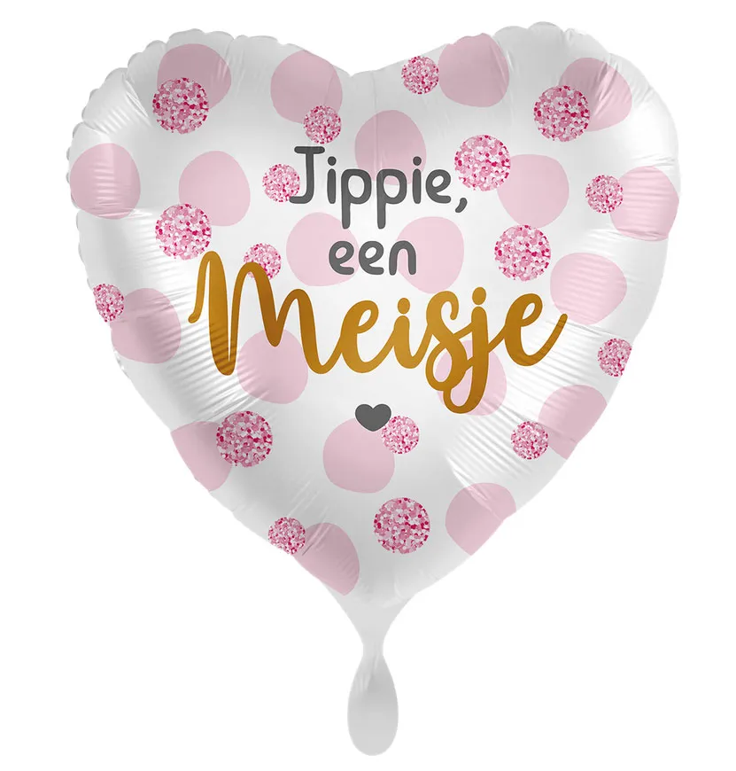 Palloncino foil Baby Girl Cuore NL 43cm