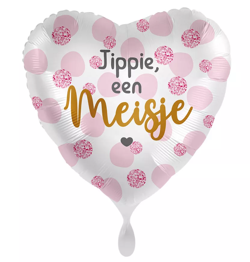 Palloncino foil Baby Girl Cuore NL 43cm
