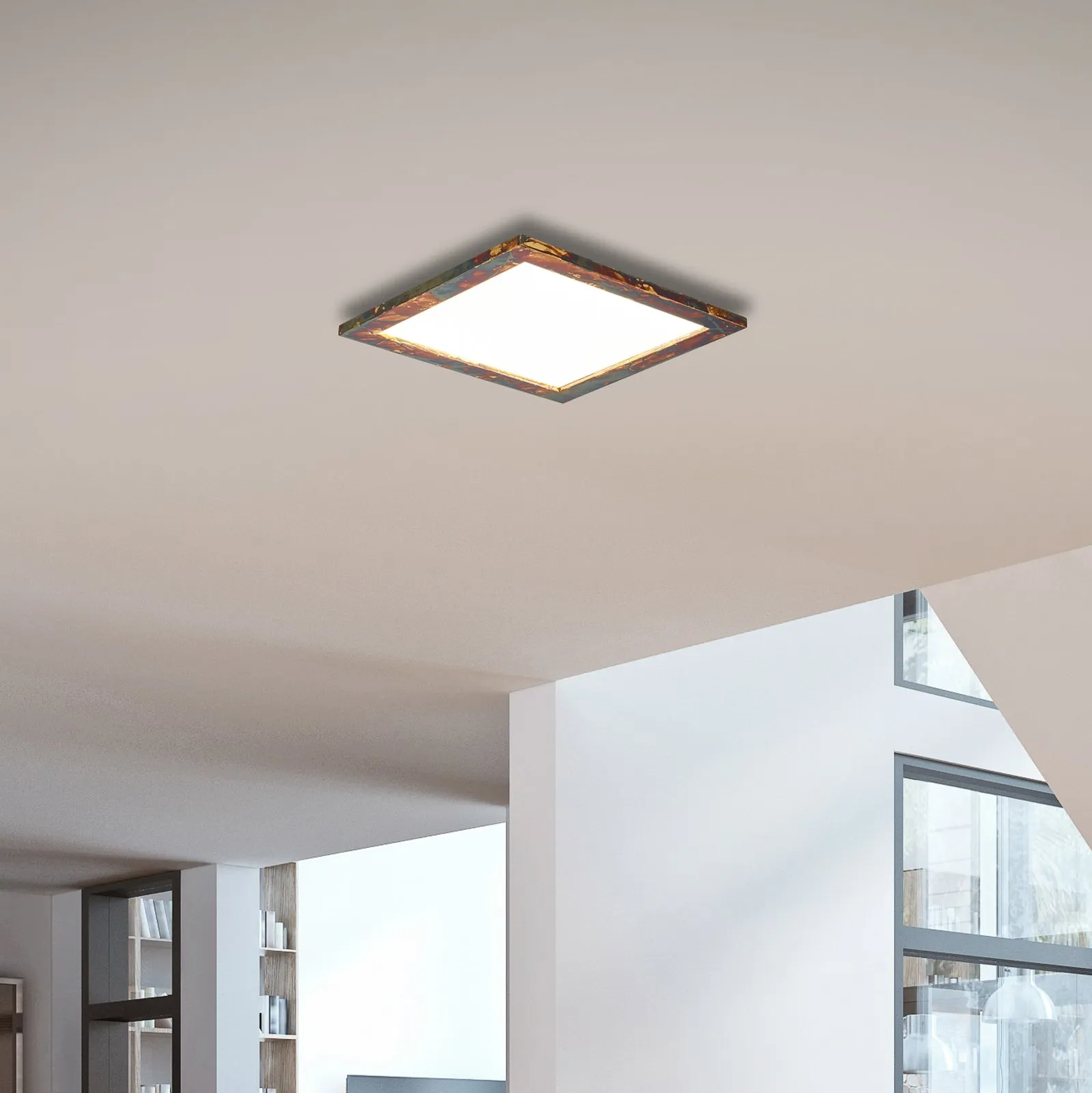 Pannello LED Quitani Aurinor, colore oro, 45 cm