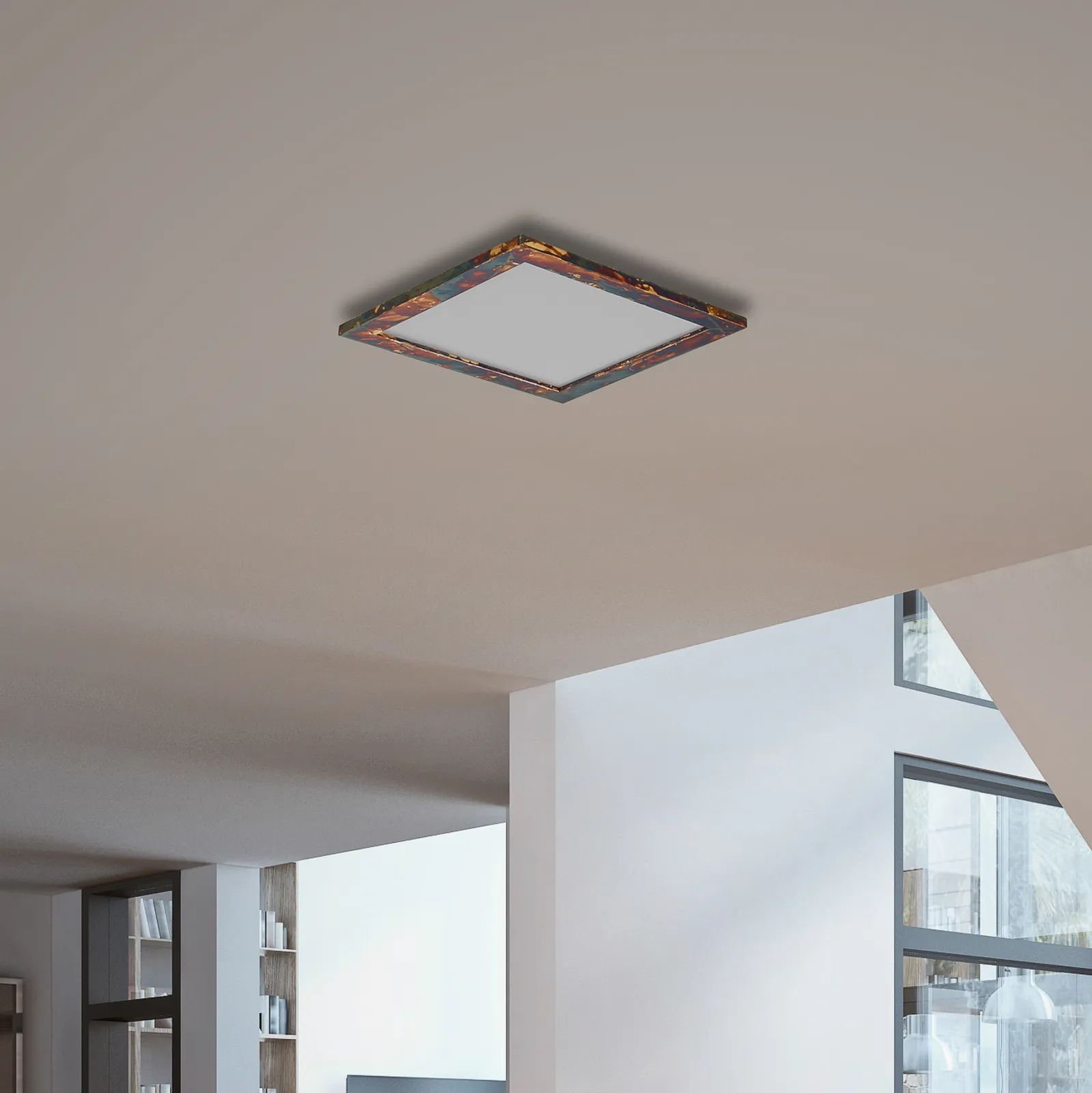 Pannello LED Quitani Aurinor, colore oro, 45 cm