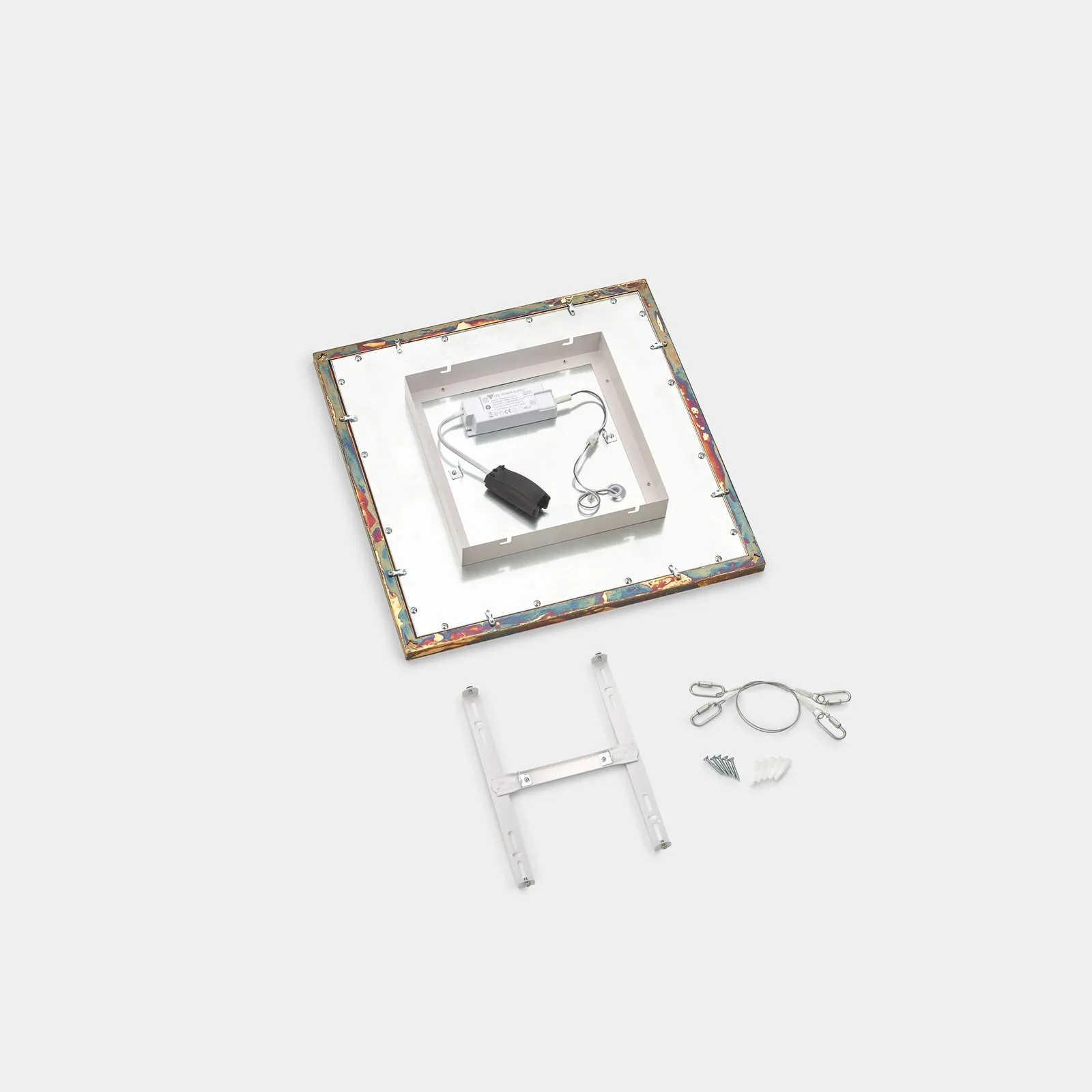 Pannello LED Quitani Aurinor, colore oro, 45 cm