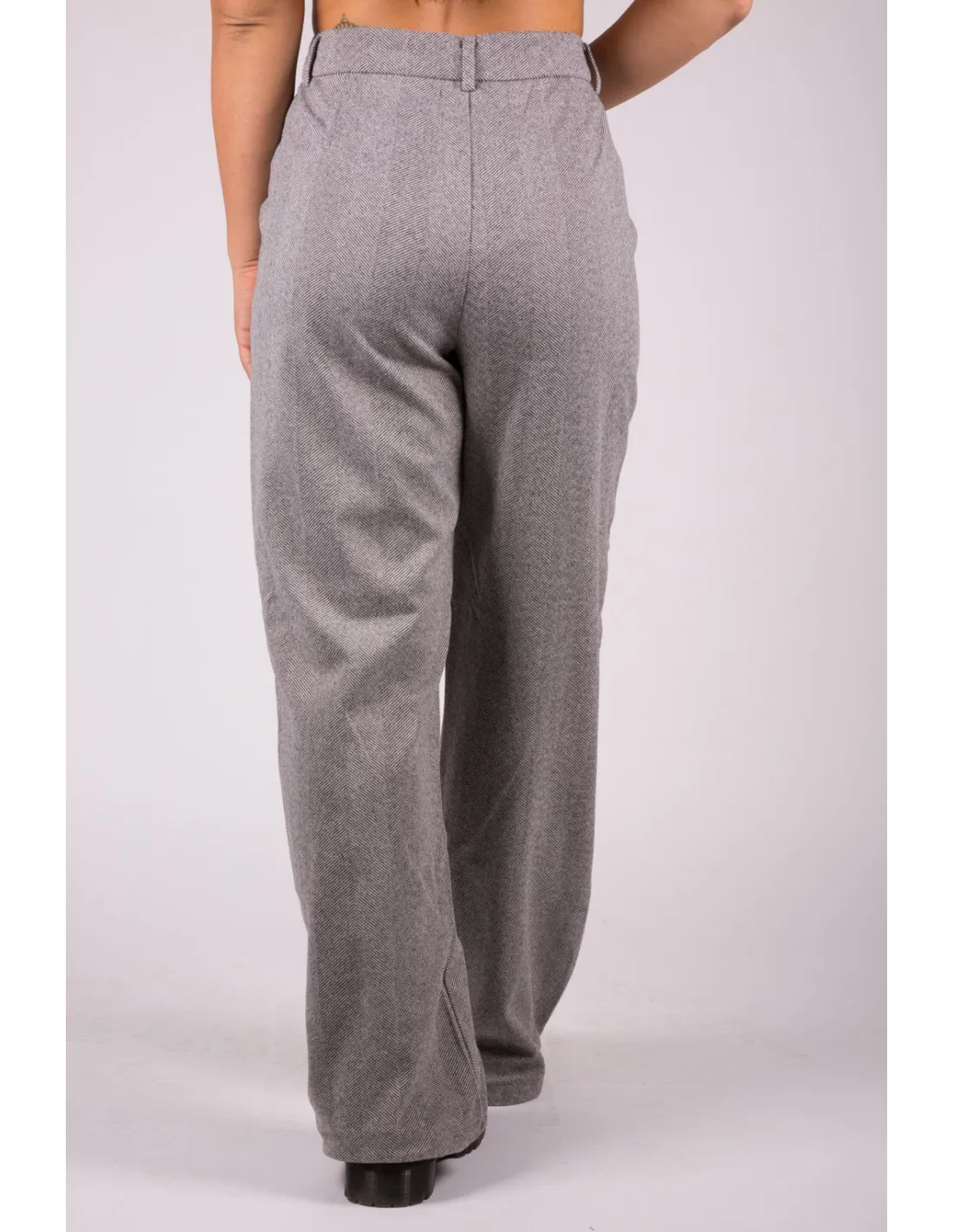 Pantalon gris clair femme Vmalba Vero Moda