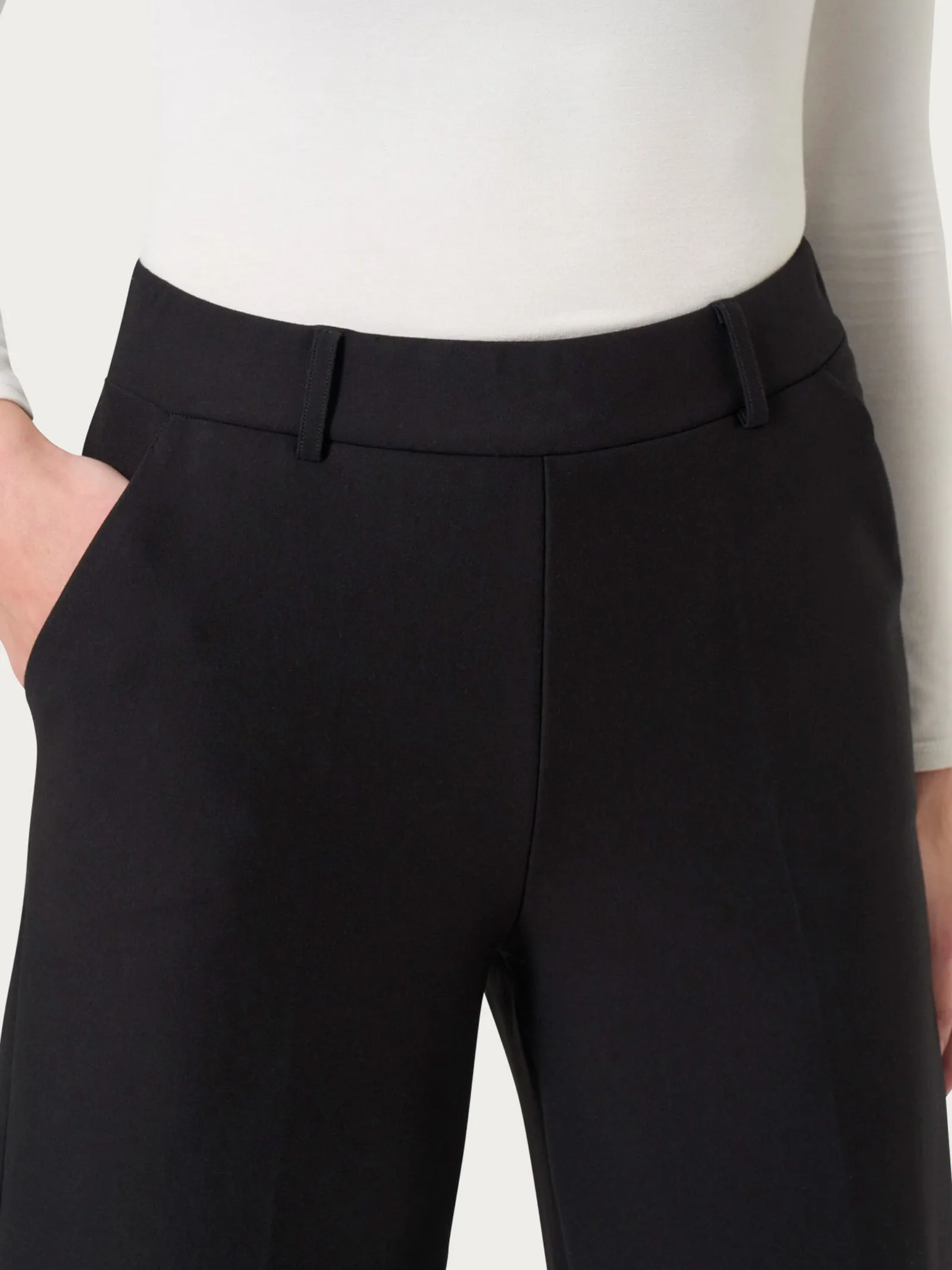 Pantalone a palazzo con tasche in tessuto Compact - Reflecting Pond