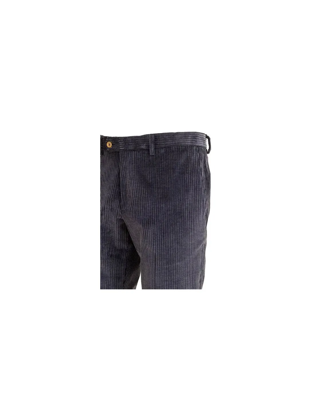 Pantalone in cotone Velluto a coste Blu Bong Bergamo