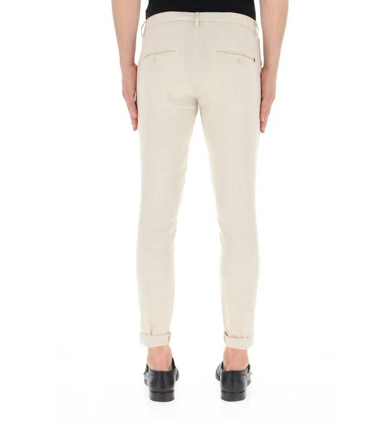 Pantalone misto lino