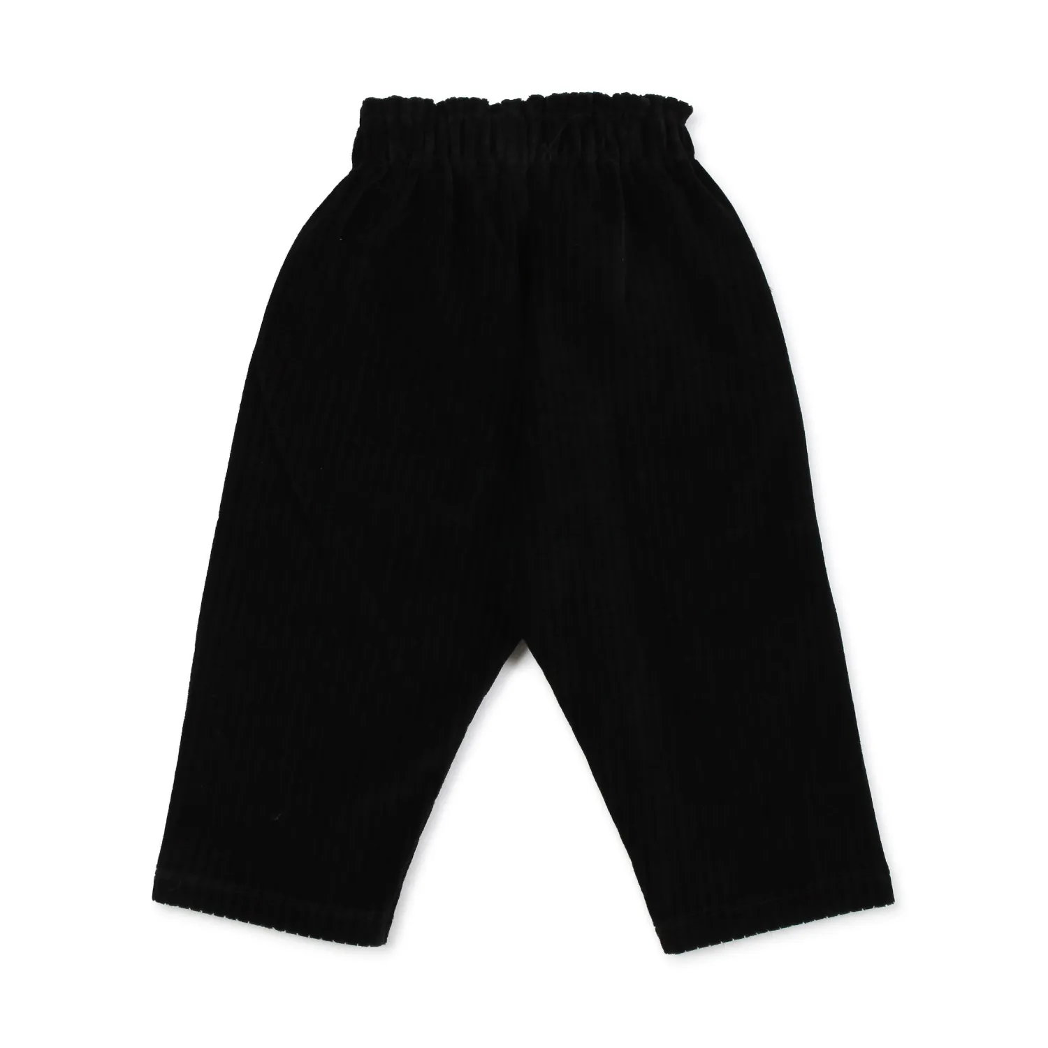 Pantalone Nero Di Velluto Bimbo E Bimba