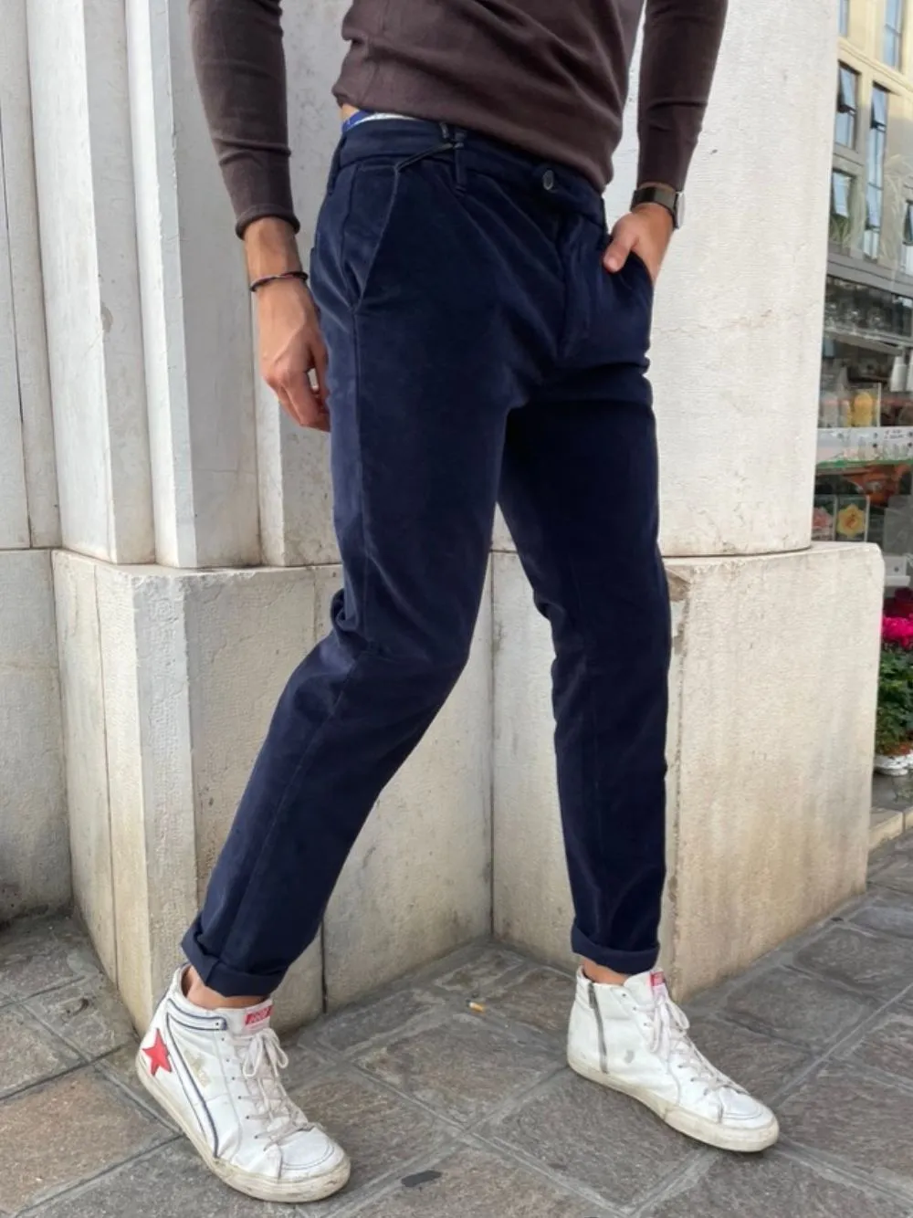 Pantalone velluto costine gl