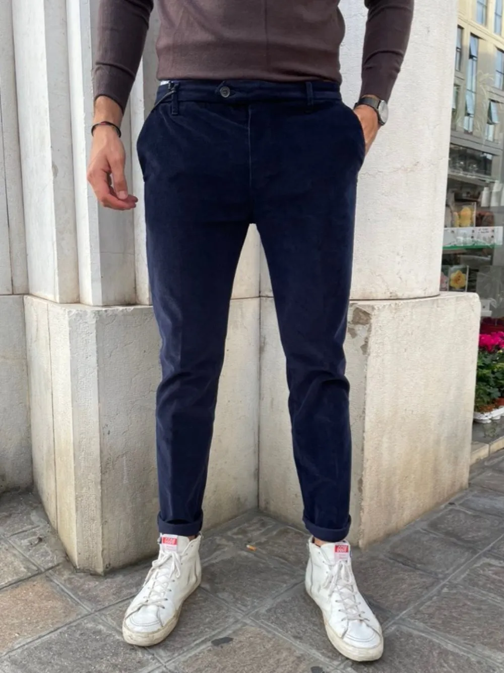 Pantalone velluto costine gl