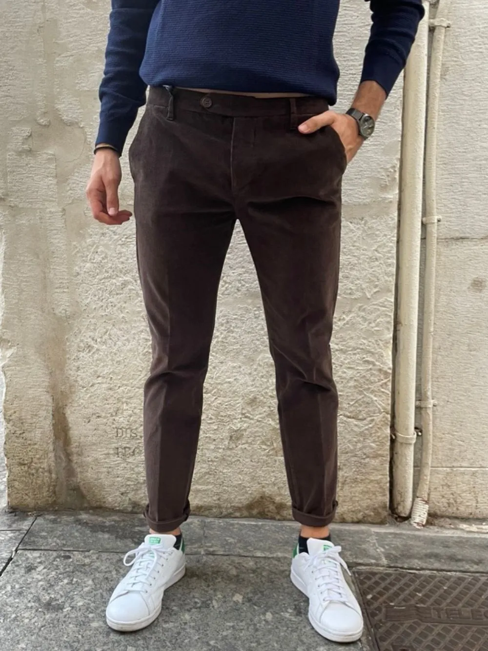Pantalone velluto costine gl