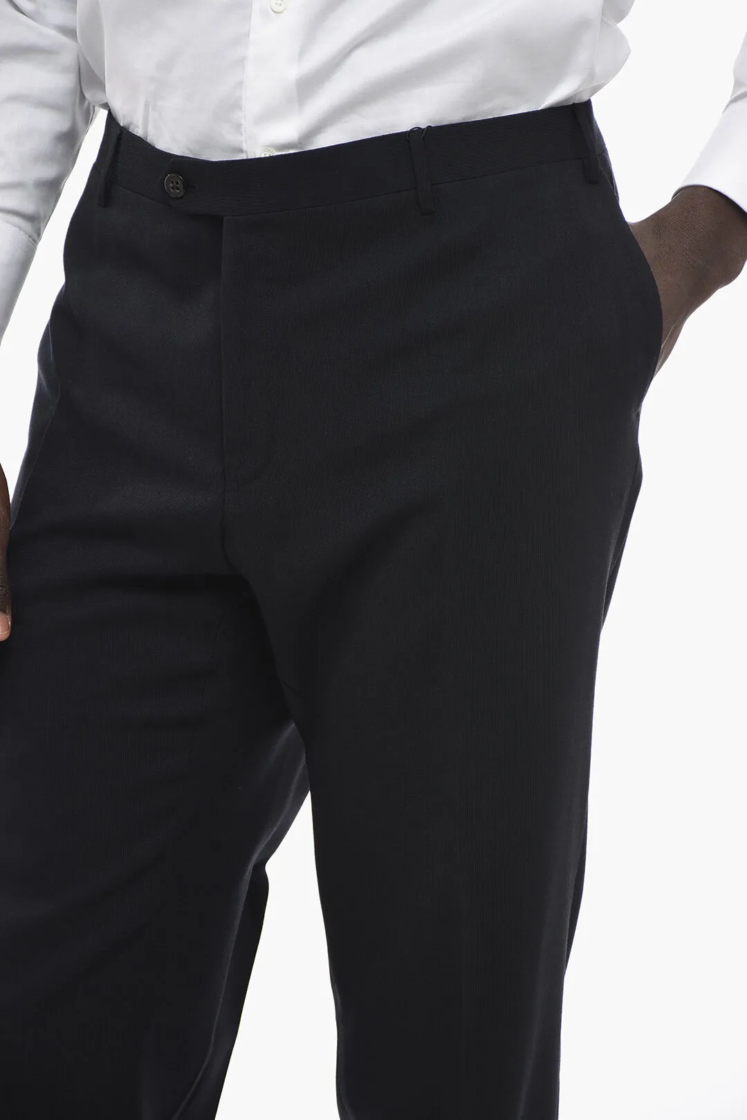 Pantaloni ACADEMY In lana Vergine Regular Fit