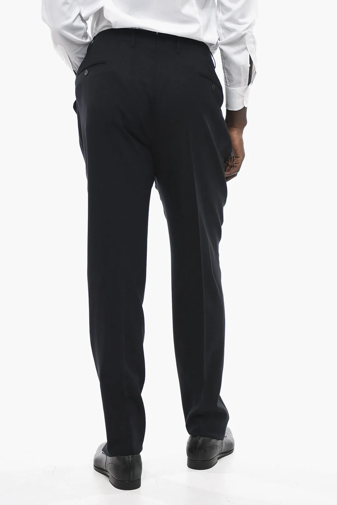 Pantaloni ACADEMY In lana Vergine Regular Fit