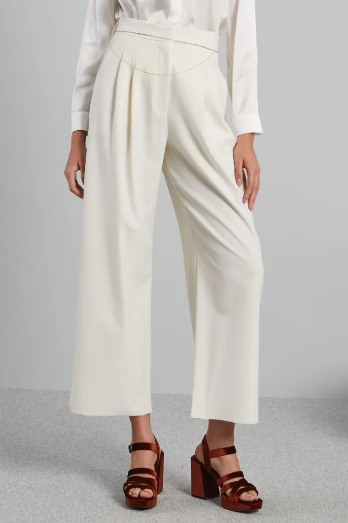 Pantaloni con cintura multifilo