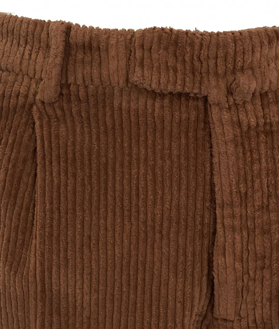 Pantaloni di velluto a coste marrone marrone