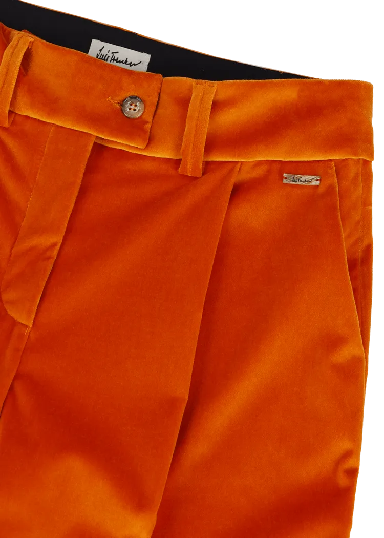 Pantaloni di velluto plissettati modello Luxara    