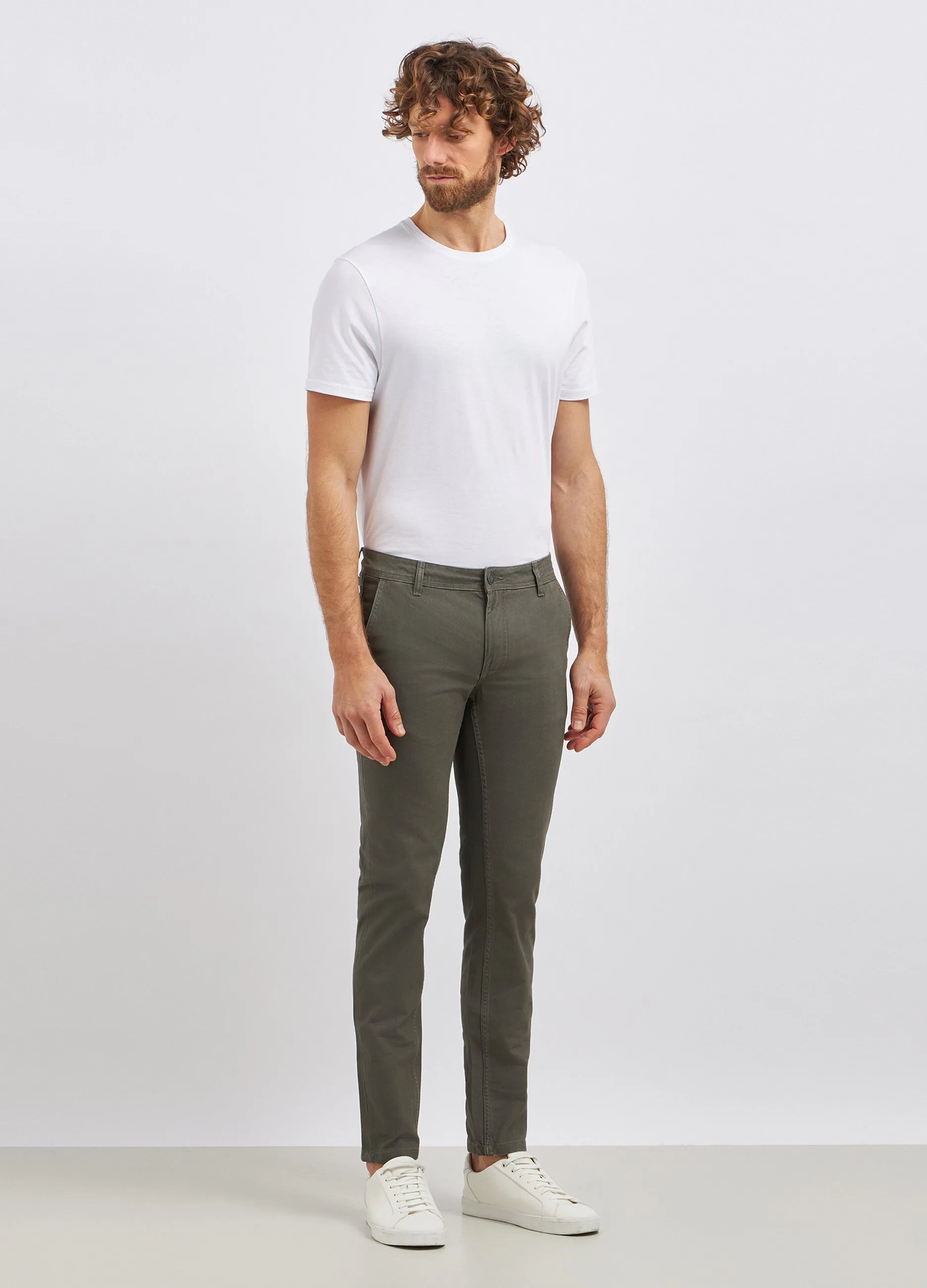 Pantaloni in puro cotone uomo