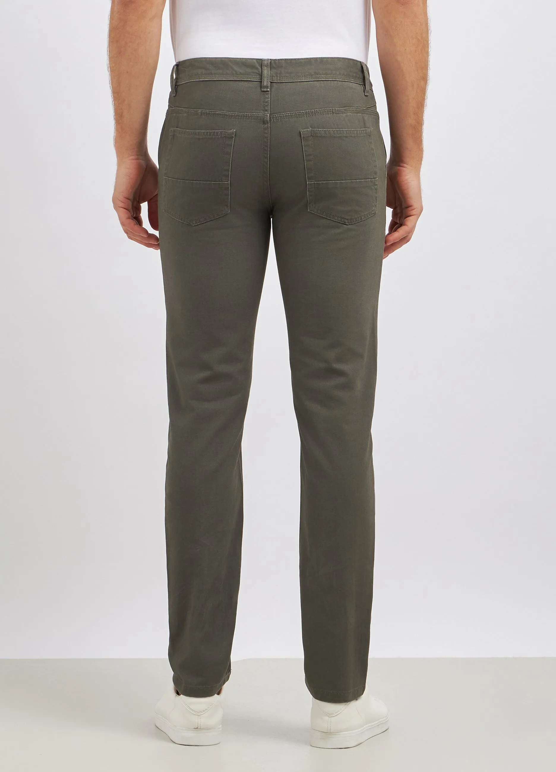 Pantaloni in puro cotone uomo