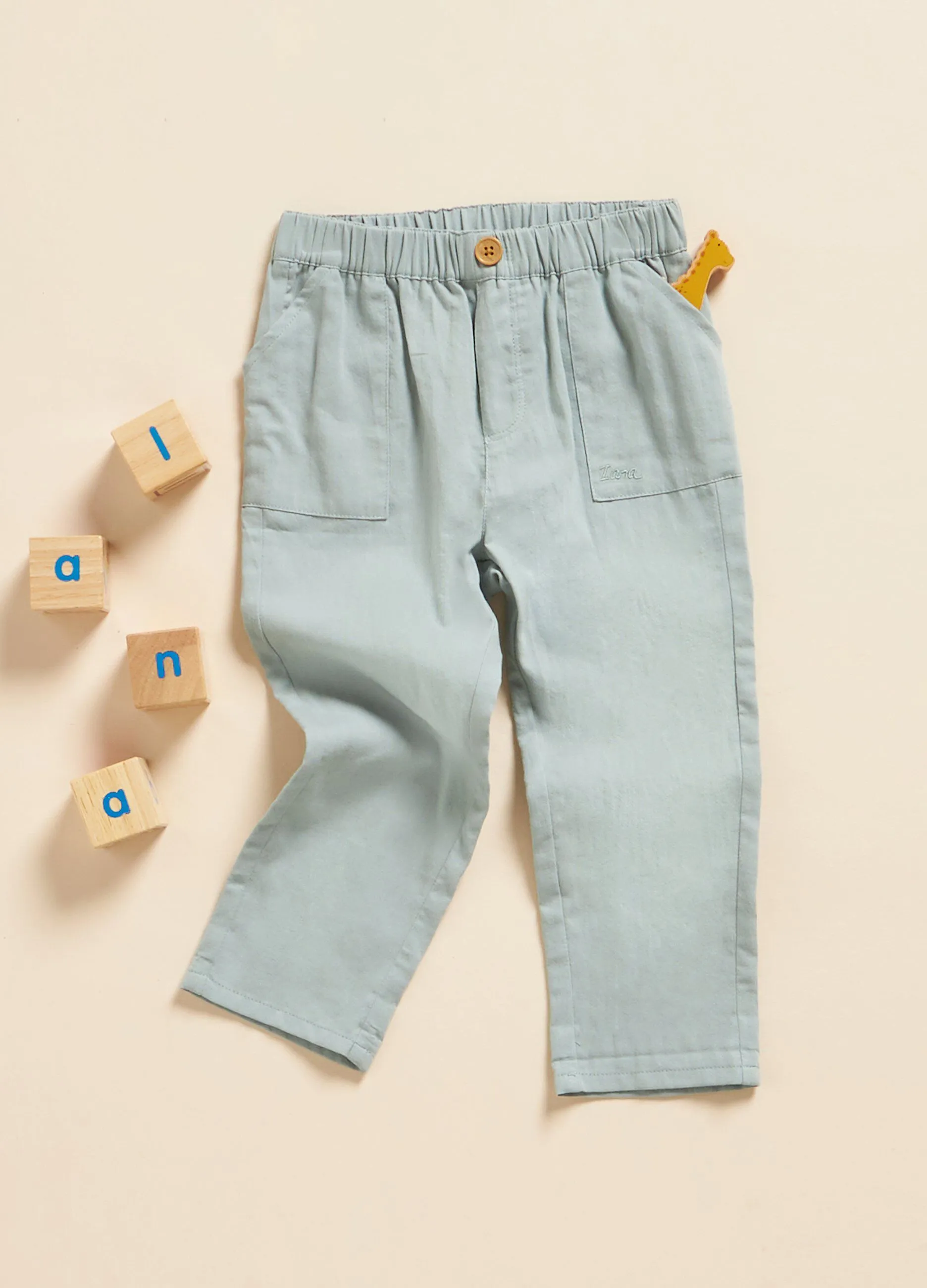 Pantaloni in twill di puro cotone IANA