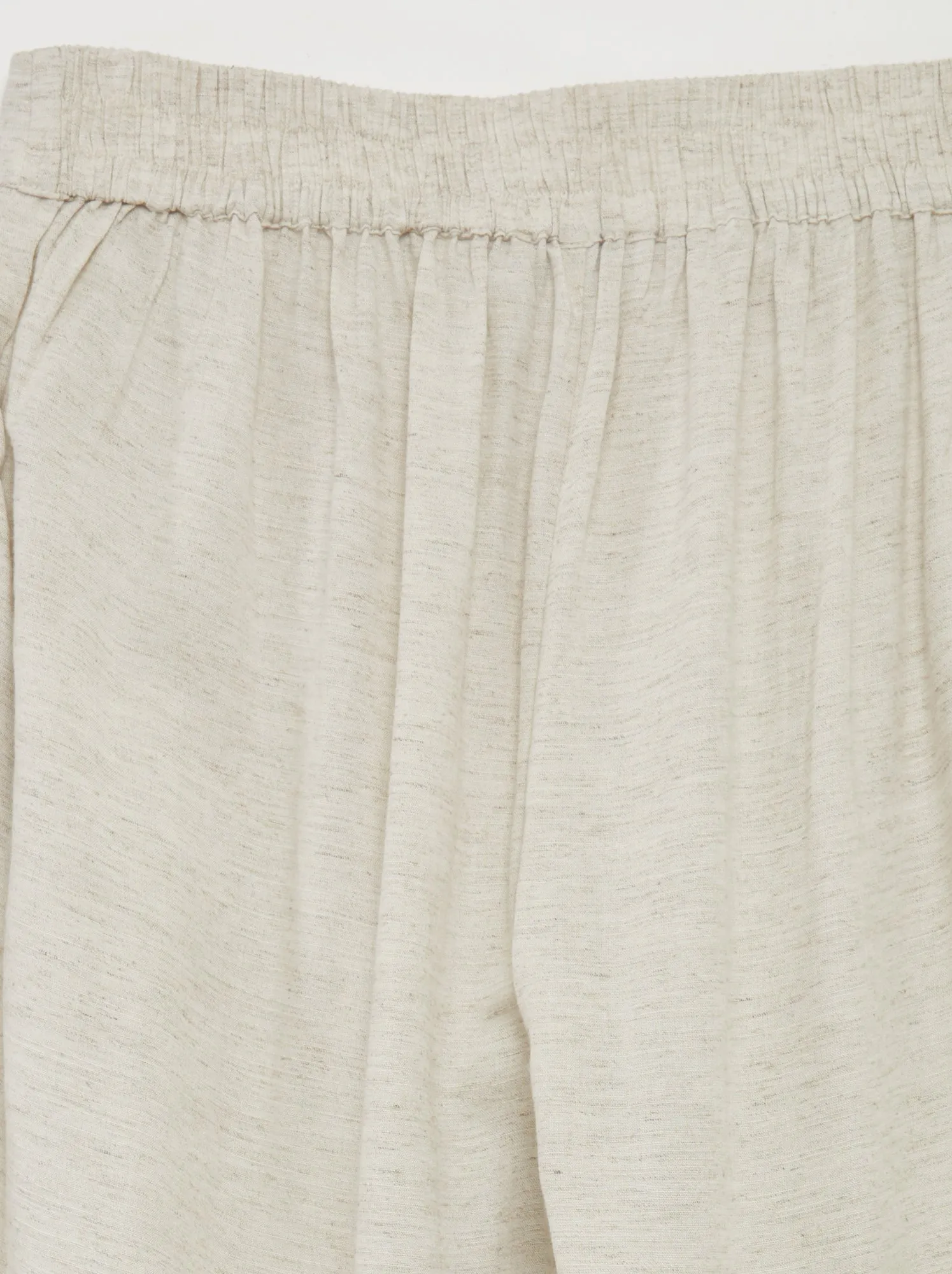 Pantaloni larghi in misto lino 'JDY' - BEIGE