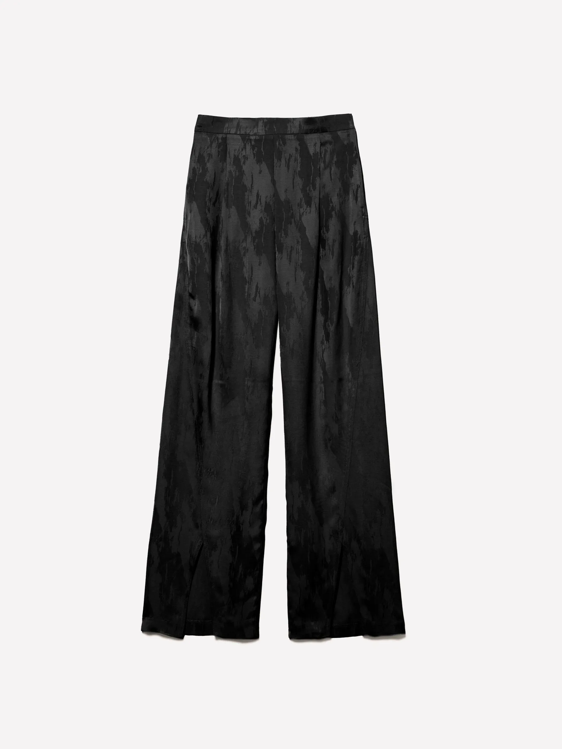 Pantaloni neri con spacchi