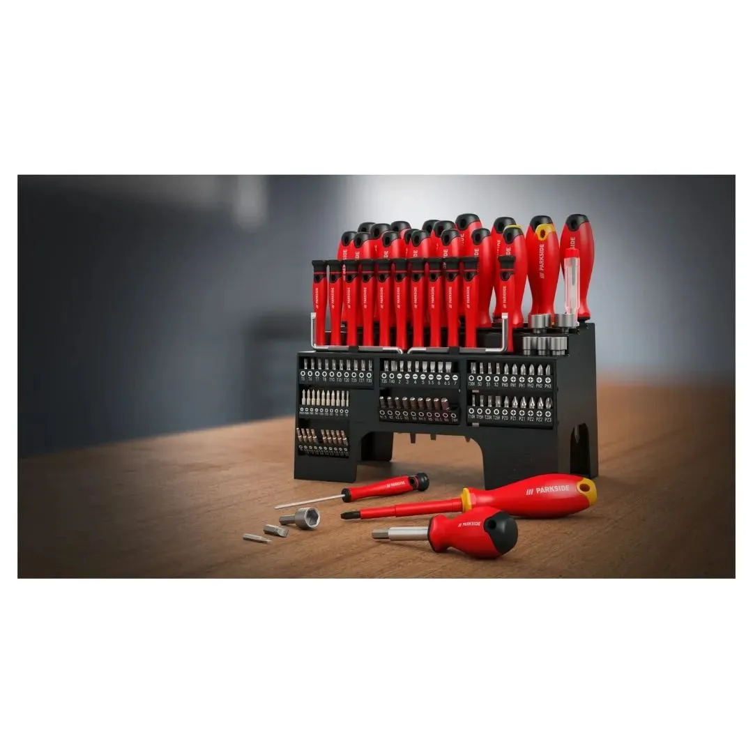 Parkside Set Cacciaviti XXL 116 Pezzi 