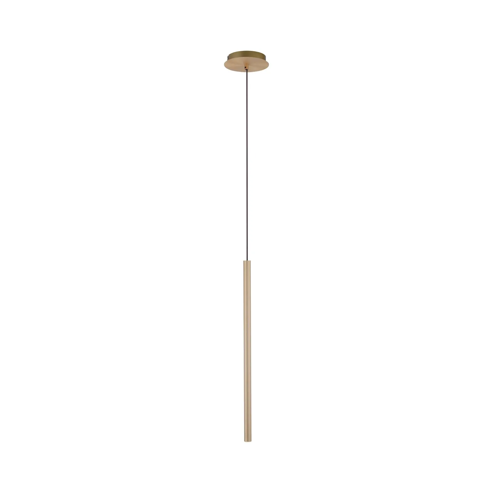 Paul Neuhaus Flute Lampada a sospensione a 1 luce in ottone