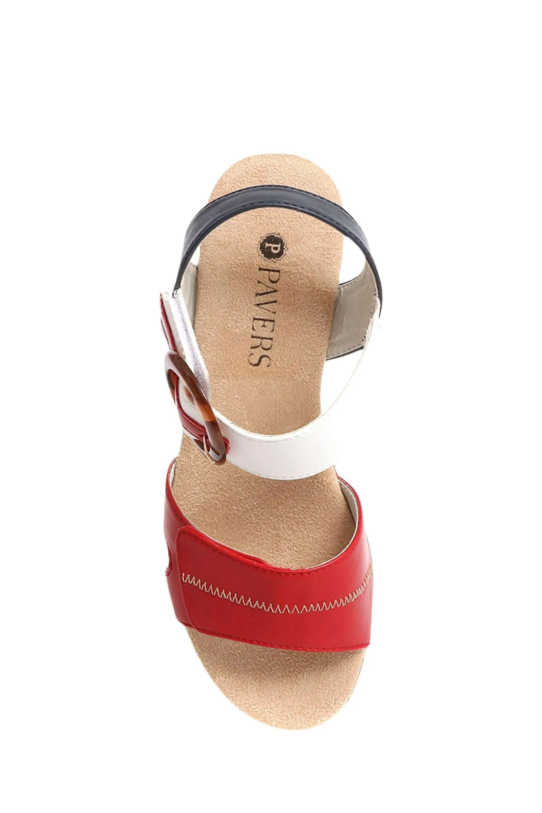 Pavers - Sandali comoda con zeppa