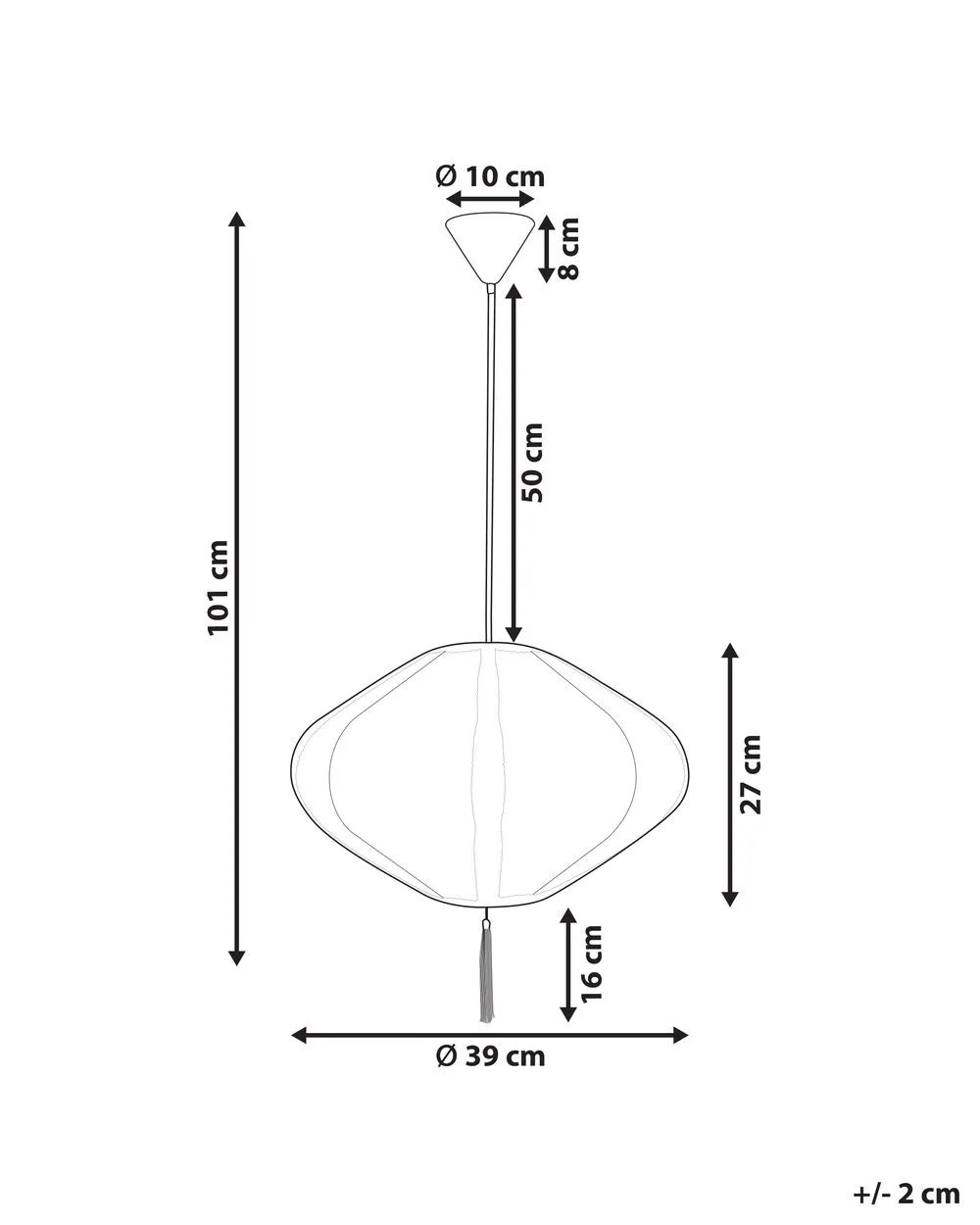 Pendant Lamp TUCURO White