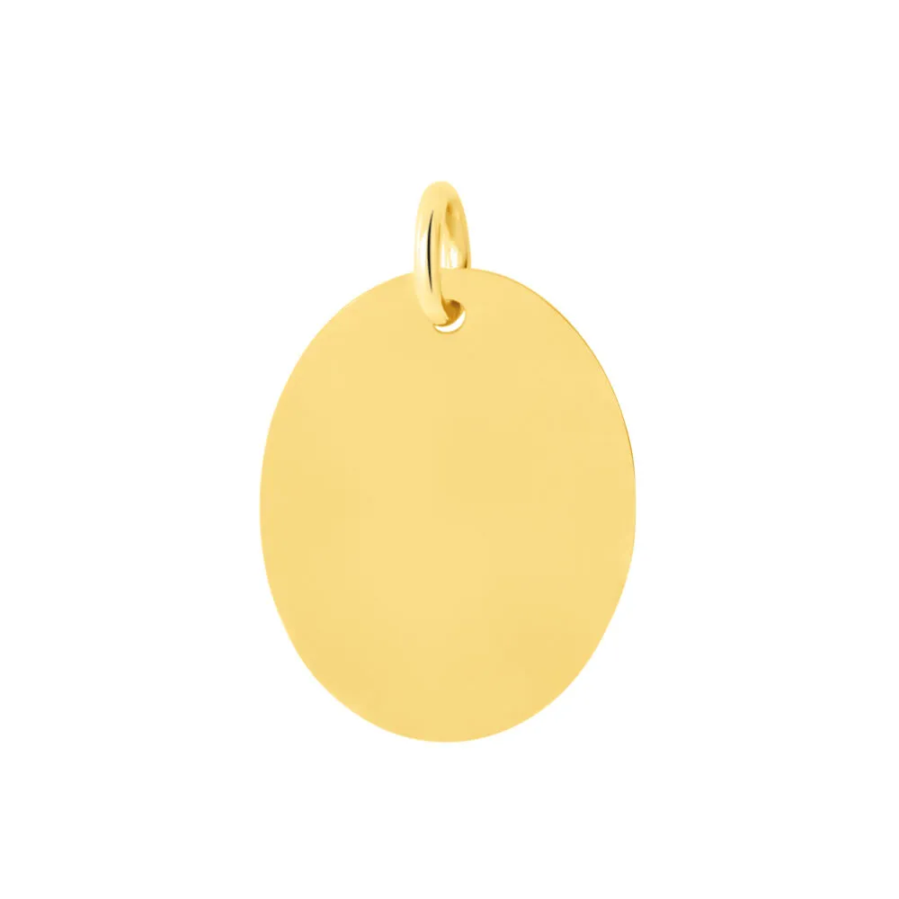 Pendente Ovale Poème Oro Giallo 375/1000 1425339
