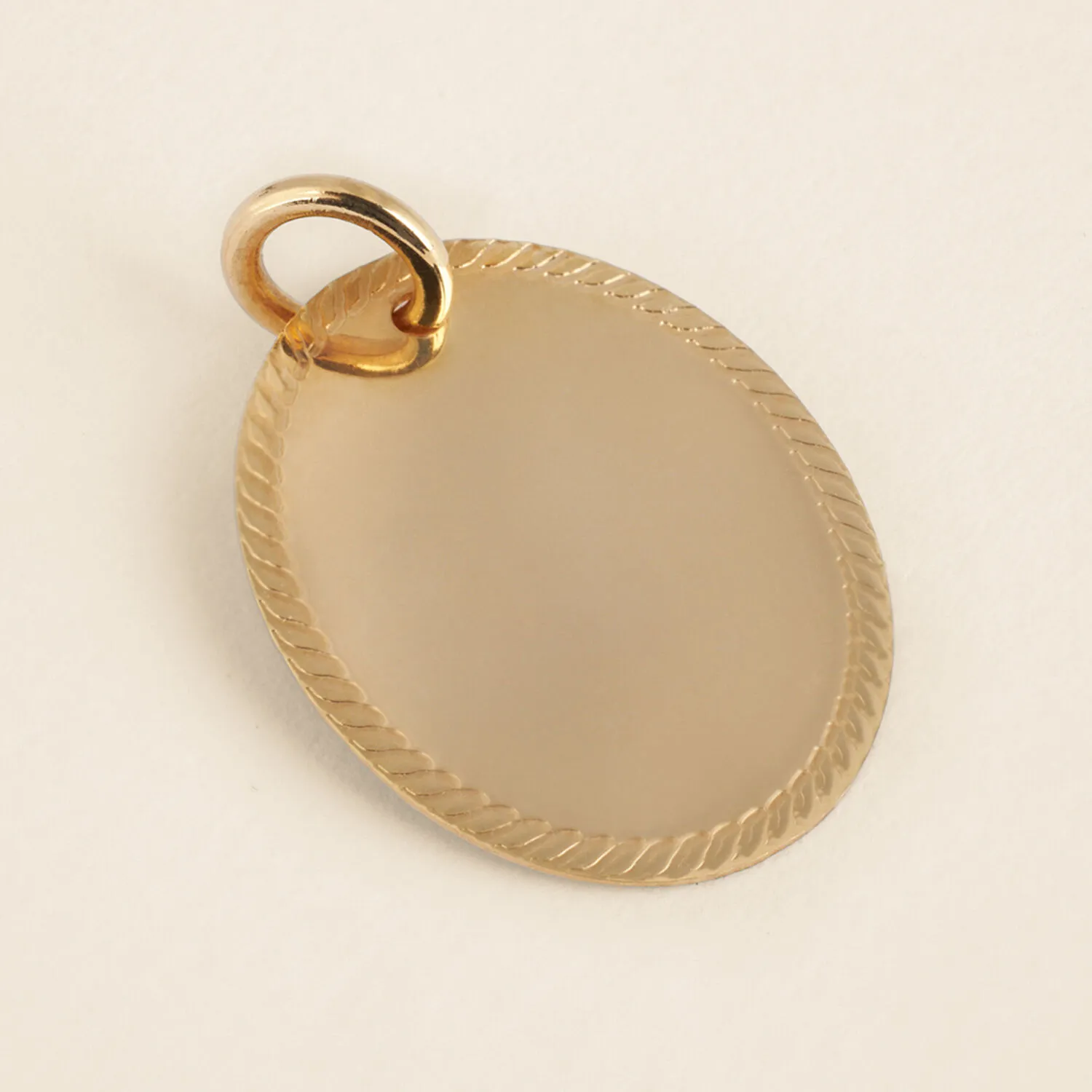 Pendente Ovale Poème Oro Giallo 375/1000 1425339