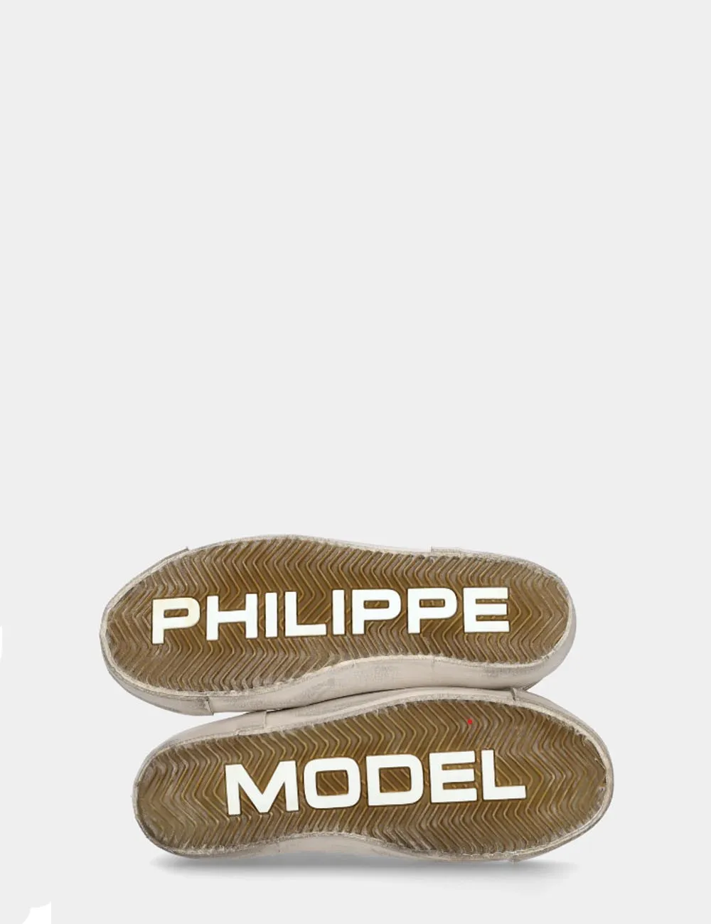 Philippe Model     Sneaker basse Prsx uomo - beige e marrone