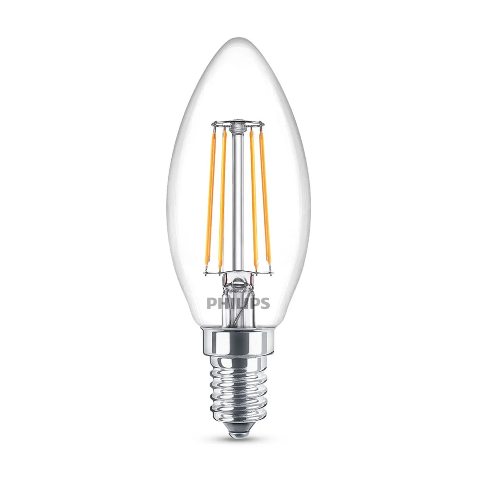 Philips LED candela E14 B35 4,3W set 3x