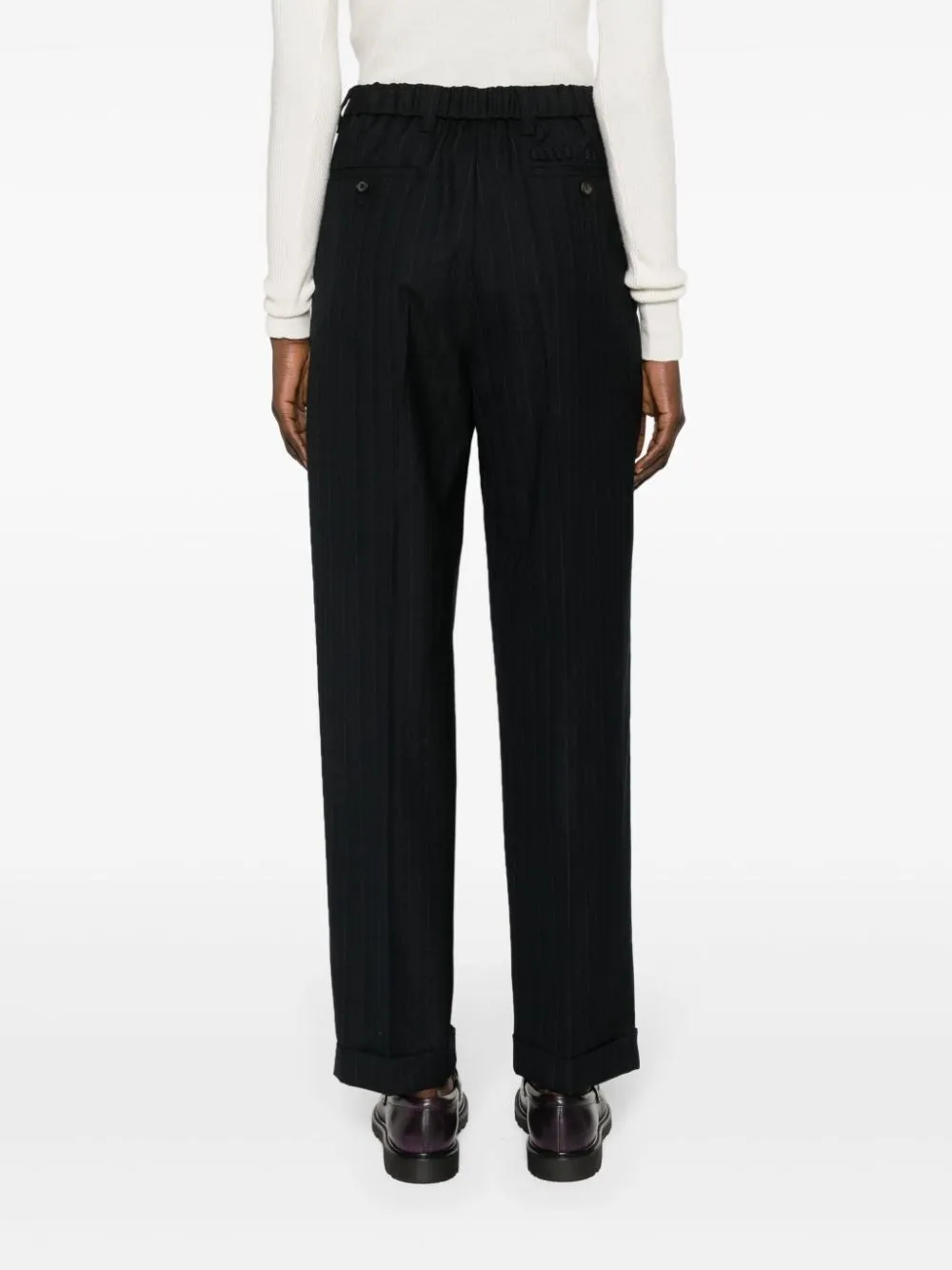 Pinstriped Pants