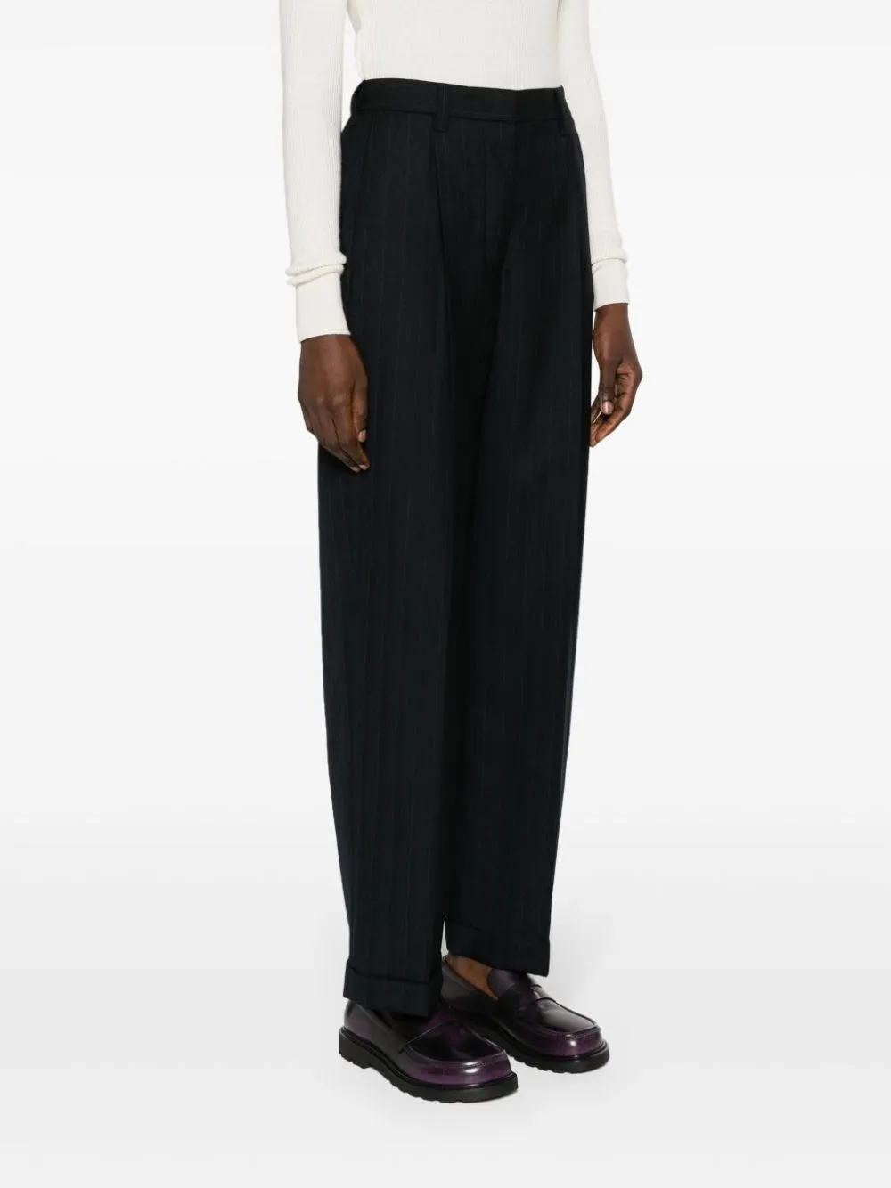 Pinstriped Pants