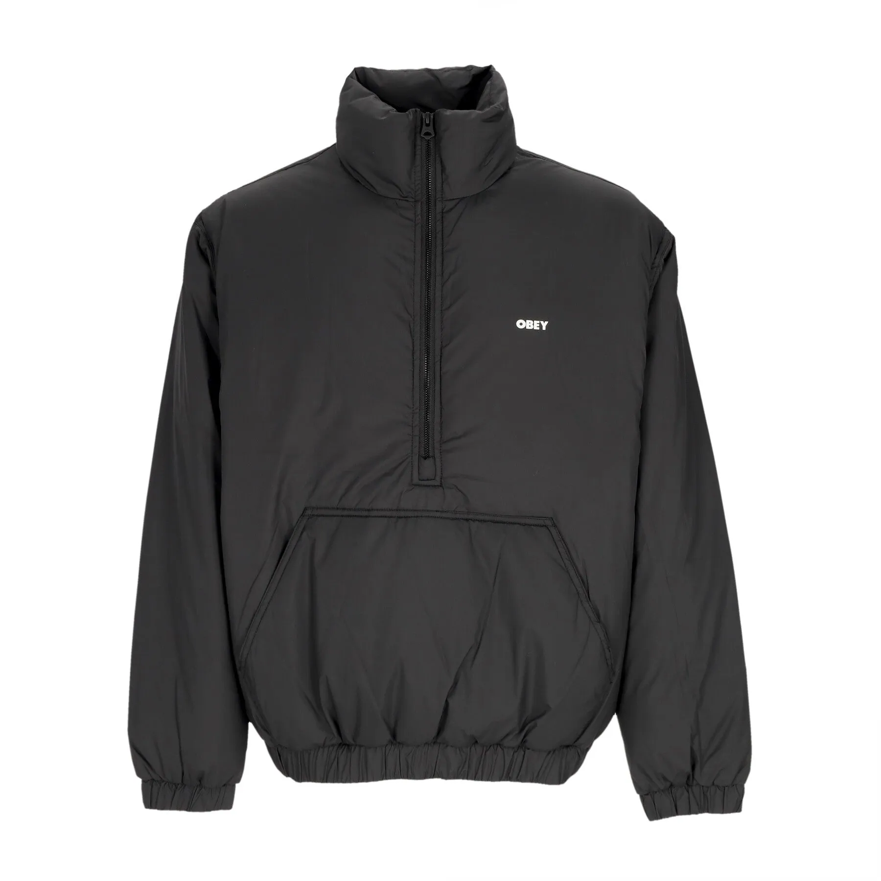 Piumino Anorak Uomo Studio Mock Neck Anorak Black