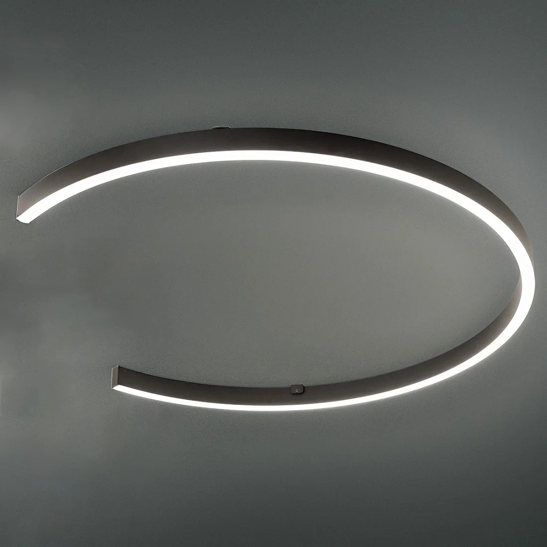 Plafoniera led moderna Fratelli Braga HUG 2159 TR90 2850LM lampada soffitto